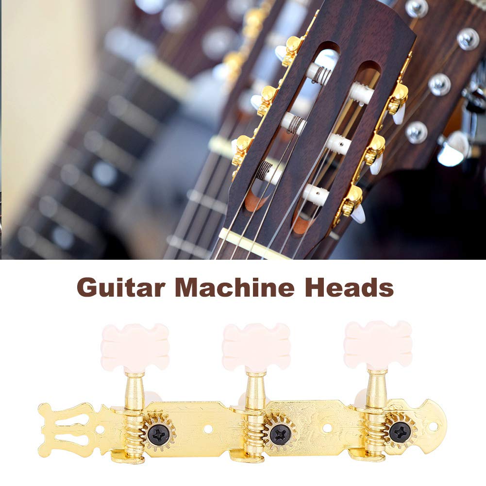 Classical Guitar String Tuning Peg Tuners Machine Heads Gold